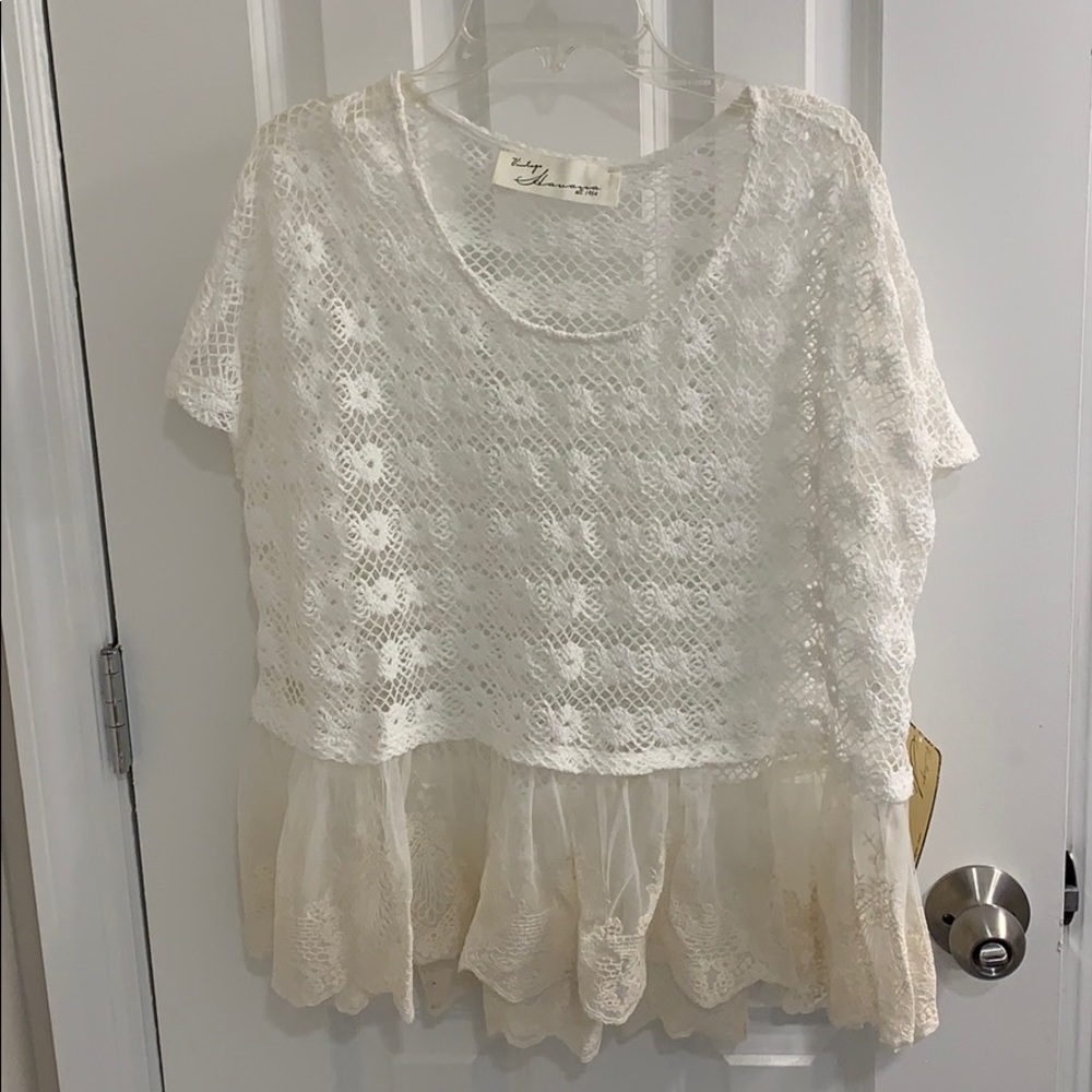 Vintage Havana crochet top